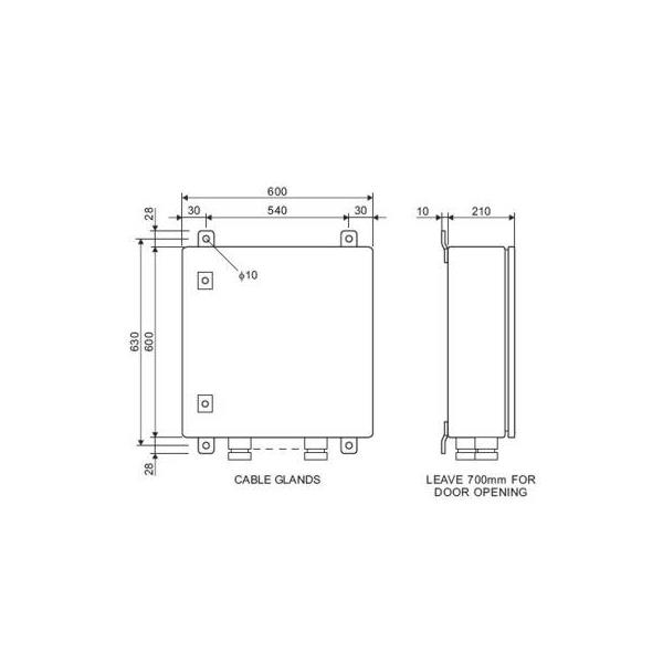 ITCU8230VAC Inelth I-16503-1 Control unit type ITCU-8, 230vAC i.a.t. I-16503-1